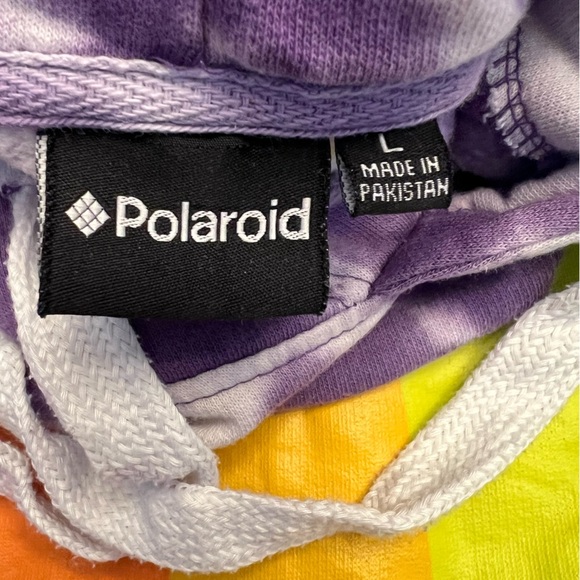 Polaroid Tie Dye Crop Hoodie - Picture 4 of 5